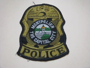 VT. MONTPELIER , "THE CAPITAL CITY" VERMONT POLICE PATCH - Picture 1 of 2