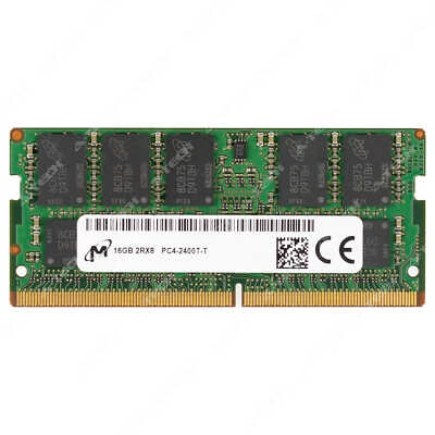 Micron 16GB DDR4-2400 ECC SODIMM MTA18ASF2G72HZ-2G3B1 Server Memory RAM - Image 1 of 2