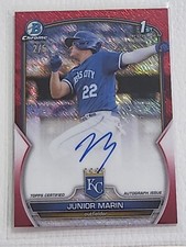 2023 Bowman Chrome Junior Marin #CPA-JMN 1st Bowman Red Shimmer Refractor 2/5