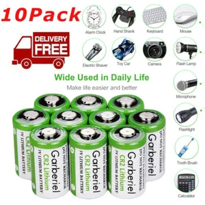 10x 1500mAh Lithium CR2 battery 3V CR17355 DLCR2 EL1CR2 Camera Photo Flashlight - Picture 1 of 13