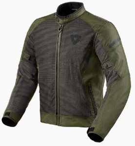 Chaqueta De Moto Revit TORQUE 2 H2O VERDE DARK GREEN Primavera Verano - Imagen 1 de 3