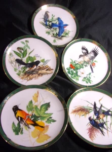 Danbury Mint SONGBIRDS OF ROGER TORY PETERSON 5 Collector Plates 1990/ #/HANGERS - Picture 1 of 16