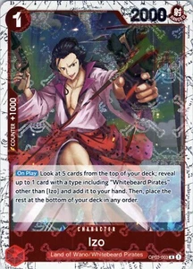 Izo OP03-003 R (Pirate Flag Reverse Foil) - One Piece Pillars of Strength (NM) - Picture 1 of 2