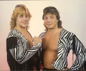 VINTAGE 80’s Pro WRESTLING PHOTOS #2 Midnight Rockers 8 X 10 - Picture 1 of 2