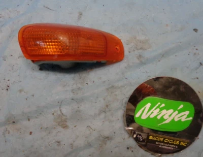 1994 ZX6e Kawasaki Ninja front blinker left turn signal  94 95 96 97 98 - Image 1 of 4