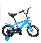 14 Inch Kids Bike Children Girls Boys Bicycle Cycling Removable Stabilisers Blue