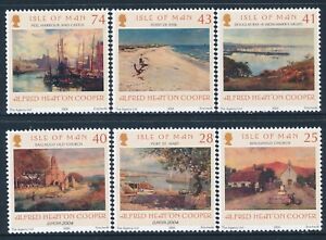 2004 GB ISLE OF MAN MNH ALFRED COOPER PAINTINGS SET OF 6 FINE MINT