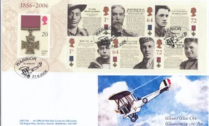 (104829) GBFDC Victoria Cross MS GB FDC Warrior Square London 2006 No. 36 of 38 - Picture 1 of 4