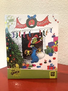 Rompecabezas DR. SEUSS El Grinch Feliz Navidad 1000 piezas 19” x 27” sellado ~NUEVO - Imagen 1 de 3