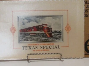 (4) Manteles individuales de comedor especiales para pasajeros Frisco Katy Railroad - Imagen 1 de 4