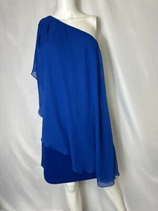 Bisou Bisou royal blue formal or cocktail sleeveless dress, size 14 NWT - Picture 1 of 5