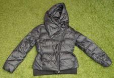 Nike Sportswear Down Filled Short Jacket Asymmetric Zip Black 854767 010 Size S