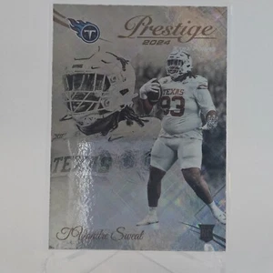 T'Vondre Sweat 2024 Prestige Rookie RC Diamond Xtra Points #343 Tennessee Titans - Picture 1 of 2