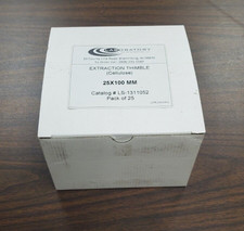 EXTRACTION THIMBLE, CELLULOSE, 25X100MM PK/25