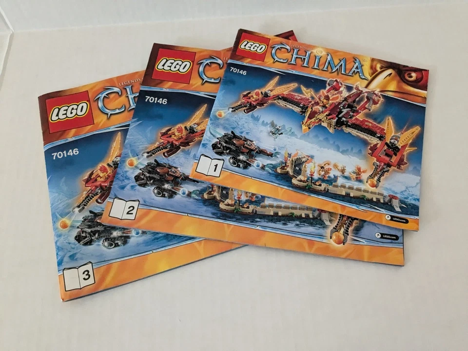 LEGO 70146 Legends of Chima Flying Phoenix Fire Temple Manual Only - Image 1 of 1