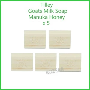 TILLEY SOAP x 5 MANUKA HONEY Goats Milk Soap 100gm - AUSTRALIAN MADE - Picture 1 of 2