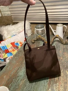 Nine West Purse Brown Gold Hardware 9 1/2 X 9 1/2 - Picture 1 of 8