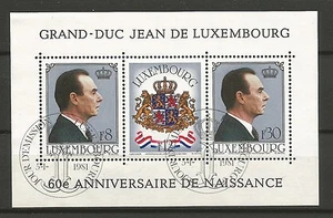 LUXEMBOURG bloc oblitéré Grand-Duc Jean 1981 /T270 - Imagen 1 de 1