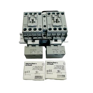SPRECHER + SCHUH CONTACTOR CA7-12-10 (08130299) W/ CS7-PV-11 AUXILIARY CONTACT - Picture 1 of 5
