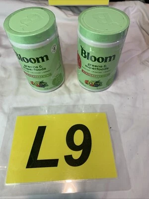 (2) Superalimentos en polvo Bloom Nutrition Greens, fresa-kiwi, 02/2026 5,33 oz Foto 1 de 2