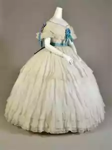 Victorian Dress Evening Dresses Belle Vintage Historical Princess Ball Gown - Picture 1 of 7