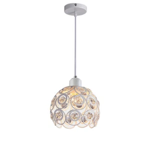 GOOSENECK ASG lobe Crystal Led Chandelier Corridor Parlor Bar Light - Picture 1 of 5