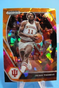 Isiah Thomas 2021-22 Panini Prizm Draft Picks Cracked Ice #36 Indiana - Picture 1 of 7