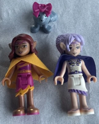 Muñecas Lego Elfos Minifiguras Aira Windwhistler Azari Firedancer y Sello con Arco Foto 1 de 4