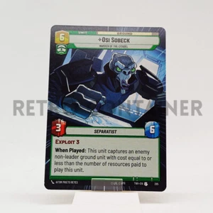 SWU STAR WARS UNLIMITED TWI 385 U Osi Sobeck Hyperspace - Picture 1 of 1