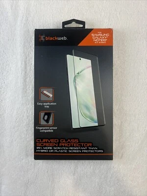 Blackweb Samsung Galaxy Note 10 Nuevo Protector Pantalla Cristal Curvo Foto 1 de 2