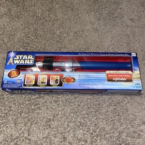 Hasbro Star Wars Anakin Skywalker Interactive Jedi Training Lightsaber 84962 SEE - Picture 1 of 8