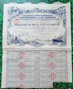 La France - Siège à Paris VIII - Exceptionnel Décor Secteur de l'Outillage 1931 - Picture 1 of 3