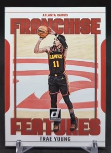 TRAE YOUNG #11 2023-24 PANINI DONRUSS HAWKS FRANCHISE FEATURES - Picture 1 of 2