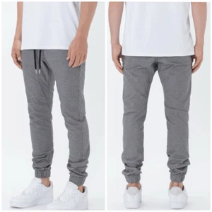 Zanerobe Sureshot Herringbone Jogger size 30 Grey Marle NEW - Picture 1 of 14