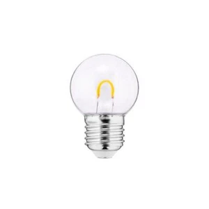 10x LED Color Bulbs E27 1W G45 230V 25lm 2200K PC clear FILAMENT U - Picture 1 of 1