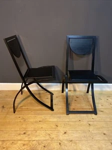 2 Stühle Sinus von KFF mit Holz - Bild 1 von 3