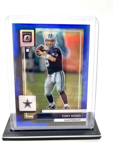 2022 Panini Donruss Optic TONY ROMO Blue Holo Prizm #/179 Dallas Cowboys #57 - Bild 1 von 3