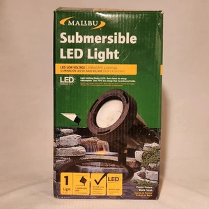 MALIBU Submersible LED Landscape Light Black Low Voltage Model 8401-3501-01 New - Picture 1 of 3