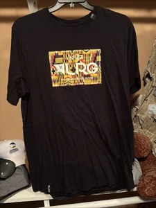 LRG Hemd schwarz Kurzarm XL "Afrika" Farben - Bild 1 von 5