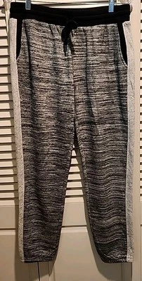 DKNY JEANS Mujer Joggers Algodón Mezcla Poliéster Elástico Corbata Cintura Bolsillos Talla M Foto 1 de 4