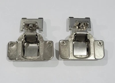 Pair of AMEROCK Matrix 3/8" Overlay Hinge, F-2802-2A, F-2811-2