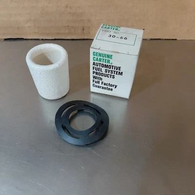 Carter 30-66 Ceramic Gas Fuel Filter & Rubber Gasket - Image 1 of 4