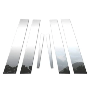 6p Stainless Pillar Post Covers fits 2009-2015 Nissan Maxima by Brighter Design - Foto 1 di 7