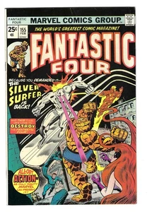 (SERIE 1961) MARVEL FANTASTIC FOUR #155 - SILVER SURFER ERSCHEINUNG - SEHR GUTER ZUSTAND - Bild 1 von 2