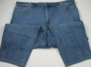 LANDS END Medium Heritage Wash Comfort Waist Jeans Pants Mens 46 Tall X 27 NEW - Picture 1 of 7