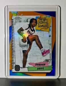 Daquan Davis 2023-24 Topps Chrome Overtime Elite #ASR-20 07/99 Blue Refractor - Picture 1 of 2