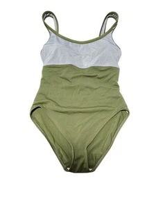 Anne Klein One Piece Swimsuit Women's Size Medium Green See Measurements - Picture 1 of 8