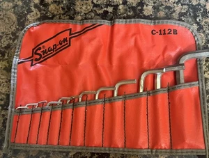 Snap On C112B --- 13 pc SAE Hex Key Set (.05 – 3/8″) , With Roll-up bag - Bild 1 von 6