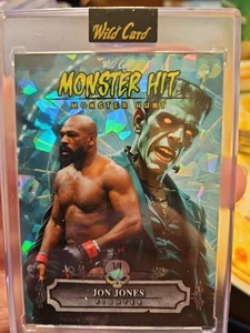 Wild Card Haunted Hits 2025 JON JONES 1 de 1 Monster Hit Frankenstein RARO MMA - Imagen 1 de 3