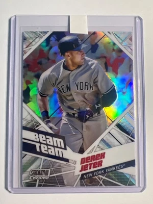 Derek Jeter 2021 Topps Stadium Club Chrome - Beam Team Silver #BTC-1 Yankees - Image 1 of 2